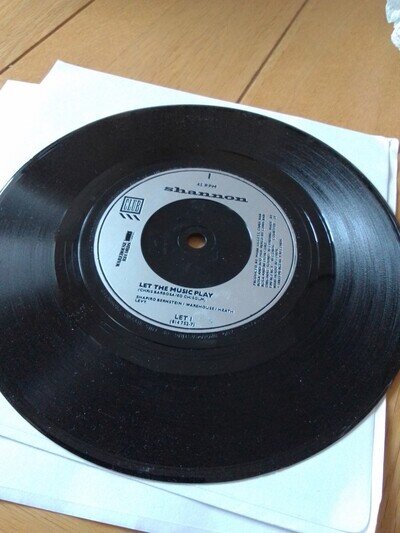 Shannon. Let The Music Play/Dub Version. 7". 1984. Excellent. ref 1645.