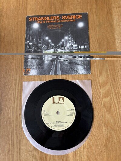 THE STRANGLERS- SVERIGE (SWEDEN) RARE IMPORT SUNG IN SWEDISH UP 36459