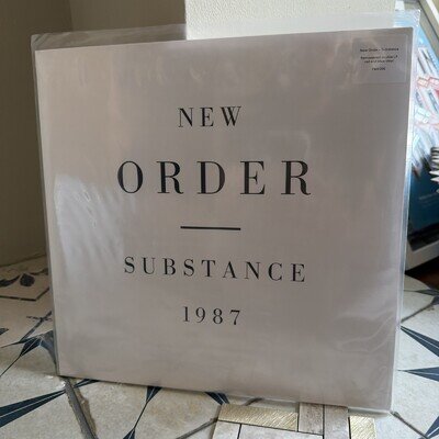 New Order SUBSTANCE Limited Edition RED & BLUE Coloured Vinyls BRAND NEW SEALED