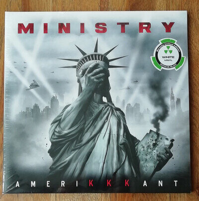 Ministry - Amerikkkant. Nuclear Blast White Vinyl LP Mint & Sealed