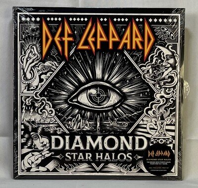Def Leppard ‎– Diamond Star Halos Double 12" Ltd Edition Clear Vinyl Record LP