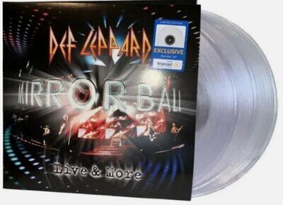 Def Leppard Mirror Ball Live And More LP Album vinyl record Limited Clear 3 LP
