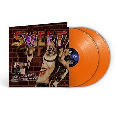 GIVE US A WINK ALT. MIXES & DEMOS (Orange Vinyl) - MINT (Sealed) - The Sweet