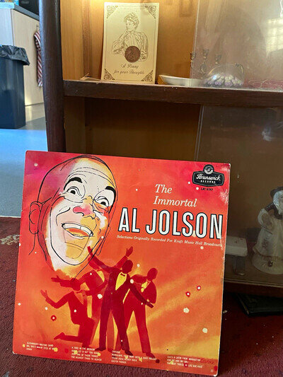 Al Jolson The Immortal Al Jolson 1958 Brunswick LAT 8267 12" Vinyl LP 33RPM