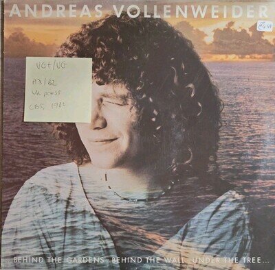 Andreas Vollenweider Behind The Gardens Vinyl Record VG+/VG CBS85545 1982