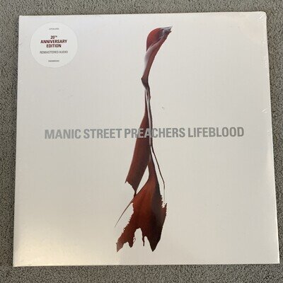 Manic Street Preachers Lifeblood: 20th Anniversary VINYL New Sealed Sleeve Wear