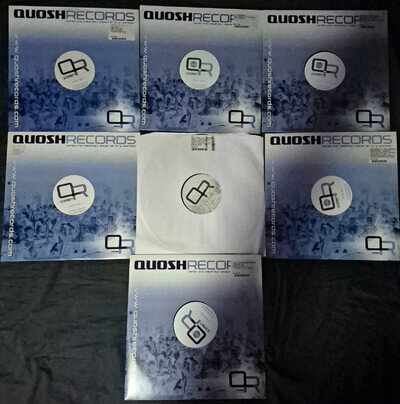 Quosh Records Hardcore 12" Vinyl LP Job Lot 71,72,78,87,90,93,94