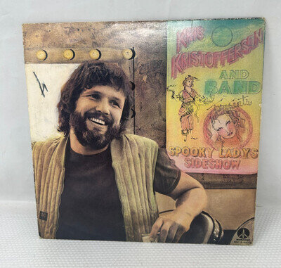 Kris Kristofferson Spooky Lady's Sideshow Vinyl LP 1970's Monument Records Z4