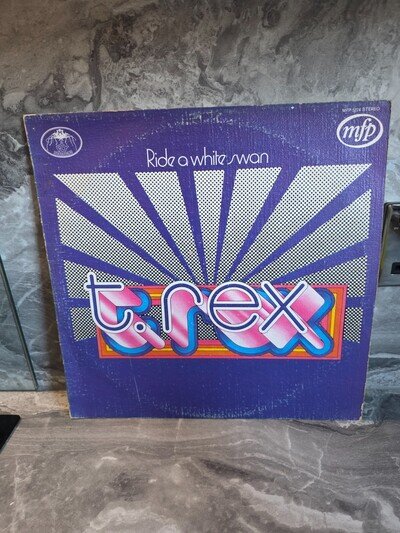 T-Rex, Ride a White Swan Album Vinyl LP12", 1972, MFP Records EX/VG