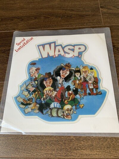 W.A.S.P - The Real Me 7” Vinyl Shaped Picture Disc 1989 Excellent Condition RARE