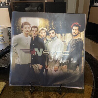 *NSYNC - This I Promise You (2000) - 12" LP Remix Vinyl Record Rare Justin
