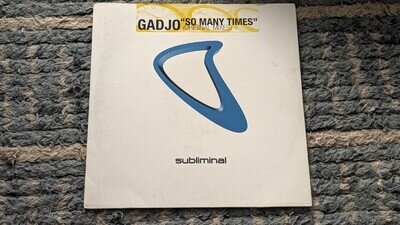 Gadjo So Many Times 12" Vinyl Record Subliminal Records mint