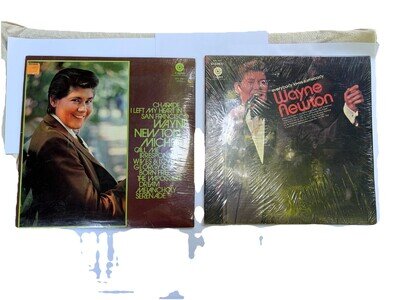 Wayne Newton ‎Lot 2 New Old Vinyl LPs Michelle & Everybody Loves Somebody Sealed