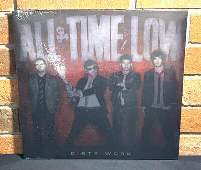 ALL TIME LOW - Dirty Work, Limited POOL WATER BLUE SPLATTER VINYL LP Sealed!