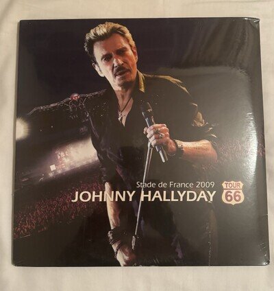 Johnny Hallyday Tour 66 Live Stade De France 2009 4 vinyl box set