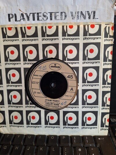 LESLEY GORE ITS MY PARTY / JUDY'S TURN TO CRY MERCURY VG+ VINYL 7" 45 SINGLE