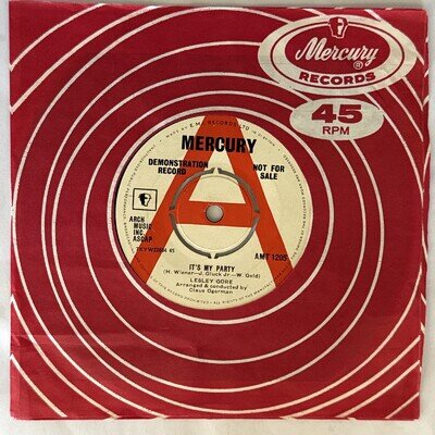 Lesley Gore - It's My Party. UK 1963, Vinyl, 7", 45 RPM, Single, Promo VG++
