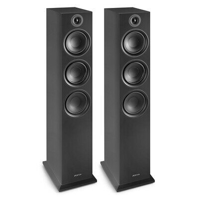 Fenton SHF80B Passive Tower Speakers Set - Floor Standing HiFi Sound