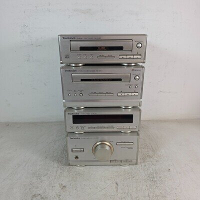 Technics Hi-Fi System HD301 CD Cassette Player Tuner Amplifier Separates, Tested