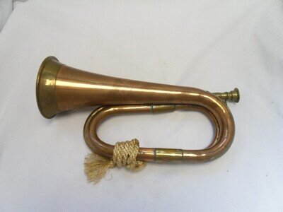 Vintage Brass & Copper Bugle Horn