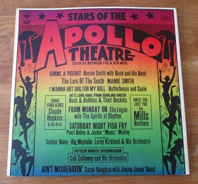 Various 'STARS OF THE APOLLO' 2x 12" Vinyl LP Set Unplayed/Old Stock - UK CBS