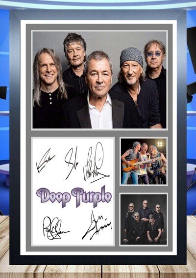 693 deep purple signed A4 print framed unframed photograph reprint #####