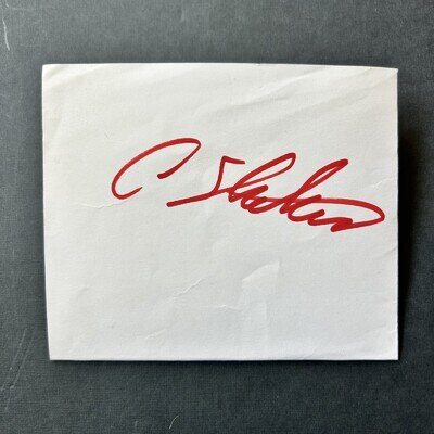 Cancer Carl Stokes Hand Signed Autograph 13/10/1991 Death Metal