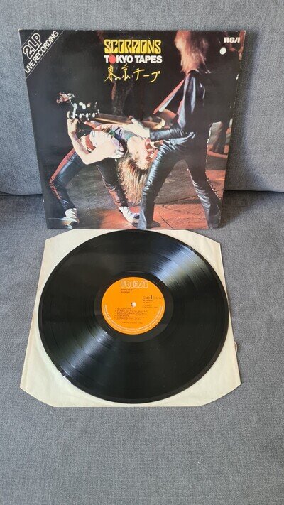 Scorpions - Tokyo Tapes (Live Double Gatefold Album) - 1978 Vinyl - Rare Record
