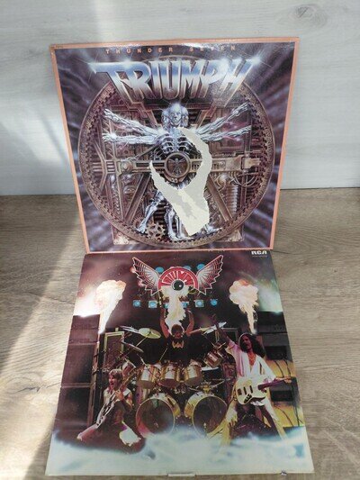 TRIUMPH - Rock 'N' Roll Machine + Triumph Vinyl LPs ( Heavy Rock )