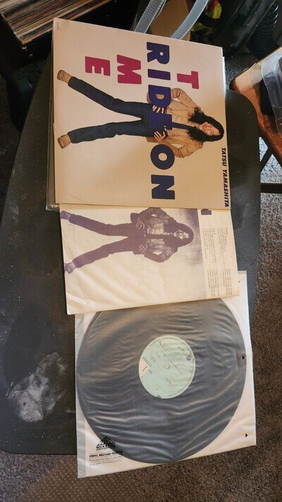 Tatsuro Yamashita Ride on time RAL-8501 LP JAPAN Vinyl Record Original P
