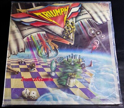 Triumph Just A Game Vinyl Record LP Album Progressive Prog Hard Rock 1st Press