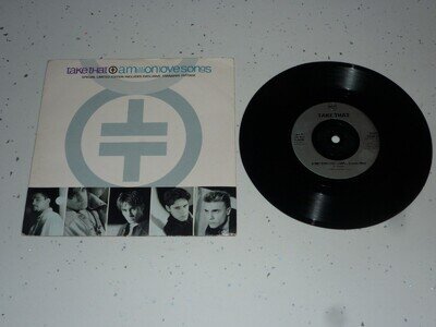 TAKE THAT A MILLION LOVE SONGS 7" INCH SINGLE VINYL RECORD 45rpm 1992 EX/NR MINT