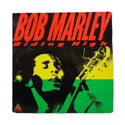 Bob Marley Riding High LP Everest Records CBR 1004 1984 A1/B1 VG+/VG