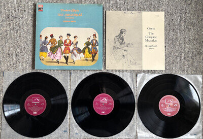 Chopin - Complete Mazurkas - Ronald Smith - EMI 3x stereo LP box SLS 5014