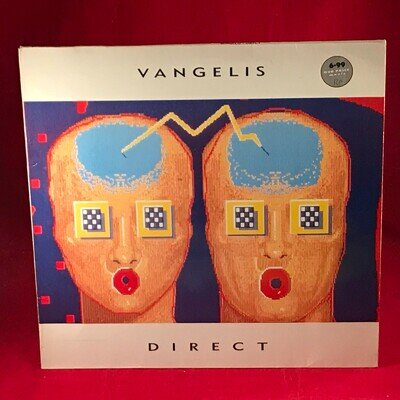 VANGELIS Direct 1988 German issue Vinyl LP + BOOKLET Arista record