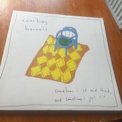 Courtney Barnett Sometimes I Sit & Think & Sometimes…. Double Yellow Vinyl LPs