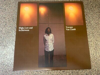 Townes Van Zandt High Low & In Between + Insert ORANGE VINYL 2013 Excellent LP