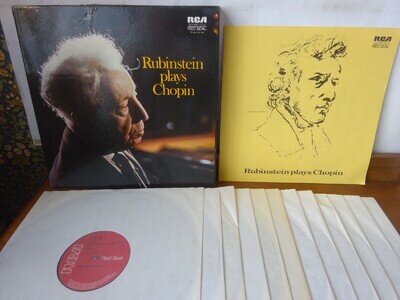 RUBINSTEIN PLAYS CHOPIN 12LP BOX, RCA SER 5692 (12)