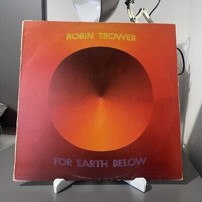 Robin Trower For Earth Below Vinyl LP UK 1975 CHR 1073 Green Label