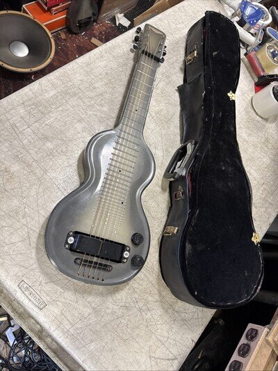 1940s Rickenbacker NS-6 Grey burst Lap Steel Guitar Vintage Steel 6 string