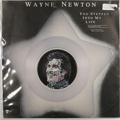 WAYNE NEWTON - YOU STEPPED INTO MY LIFE - 1979 US VINYL 7" 45 RPM SHAPE - VG+/VG