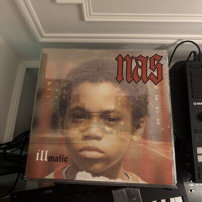 Nas / Illmatic 1994 US ORIGINAL LP Vinyl Columbia C 57684 DJ Premier, Q-Tip, AZ