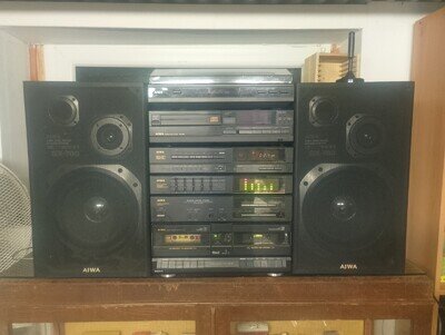 Aiwa Vintage 90’s Stereo Hifi Stack System With Aiwa SX Speakers