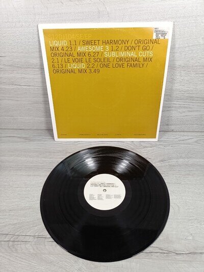 Awesome 3 Don't Go / Liquid Sweet Harmony 12" subliminal cuts Vinyl rave dance