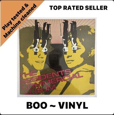 The Residents Commercial Album UK 1st pressing Pre LP Record VG+ / VG+