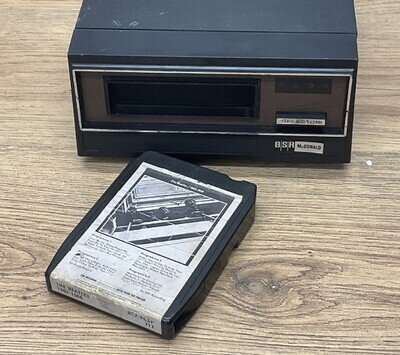 Vintage BSR McDonald 8 Track Cartridge Tape Player - Partially Working