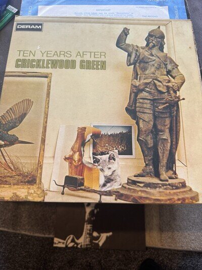 Ten Years After LP Cricklewood Green UK Deram 1st Press &POSTER INCREDIBLE AUDIO