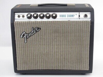 Fender Vibro Champ 1975 Vintage Tube Guitar Amplifier Some Wear Japan
