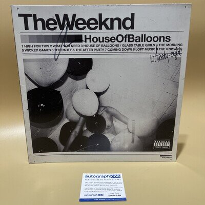 The Weeknd Signed House Of Balloons Z