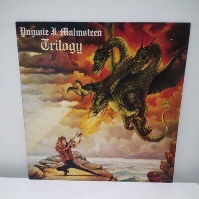 YNGWIE MALMSTEEN - Trilogy - 1986 UK 9-track Vinyl LP